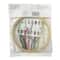 6" Floral Monogram Counted Cross Stitch Kit with Hoop by Loops & Threads®